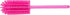 16 Inches, SPARTA Scrub Brush Bottle Brush, Dishwasher Safe Brush with Hanging Hole for Cleaning, Plastic, Pink