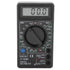 Black DT830D Auto Ranging Digital Multimeter, Continuity Ohm Tester for Transistor and Diode Testing