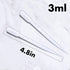 Plastic Beaker Set, 5 Sizes Low Form Graduated Polypropylene Beakers for Laboratory & Science