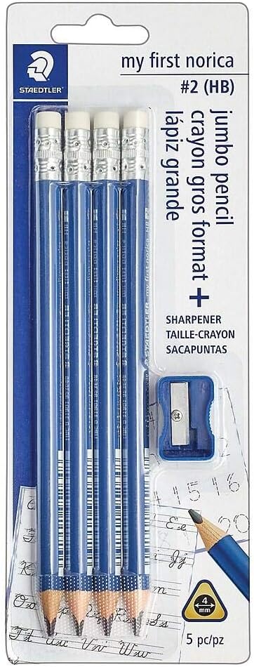 My First Norica Jumbo Triangular Pencils Pack of 4 by STAEDTLER