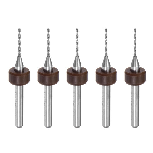 uxcell PCB Drill Bits, 1.05mm Tungsten Carbide Rotary Tool, 5 Pcs for Jewelry CNC Engraving