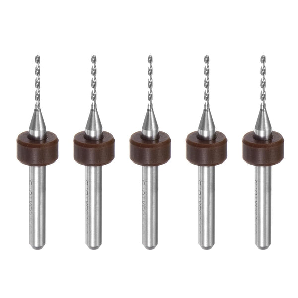 uxcell PCB Drill Bits, 1.05mm Tungsten Carbide Rotary Tool, 5 Pcs for Jewelry CNC Engraving