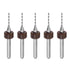 uxcell PCB Drill Bits, 1.05mm Tungsten Carbide Rotary Tool, 5 Pcs for Jewelry CNC Engraving