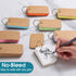 Primbeeks 8 Pack 320 2.2 3.5 Inches Multicolor Index Cards with Binding Rings, Sheets x Flash Cards, Double-sided