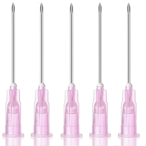 18Ga 1.5 Inch / 38mm Disposable with Cap, 100 Pack for Lab Supplies, Pet, Poultry, Industrial Accessories