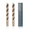 POWERTEC 1/2" Cobalt Drill Bits, 2 Pack, 6" Length, M35 HSS Jobber Length Twist Bits for Wood, Metal