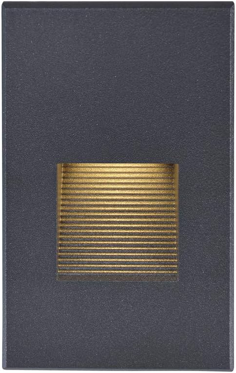 NUVO 65/402 LED Step Light, Vertical / 277 Volts, Bronze/Dark Color