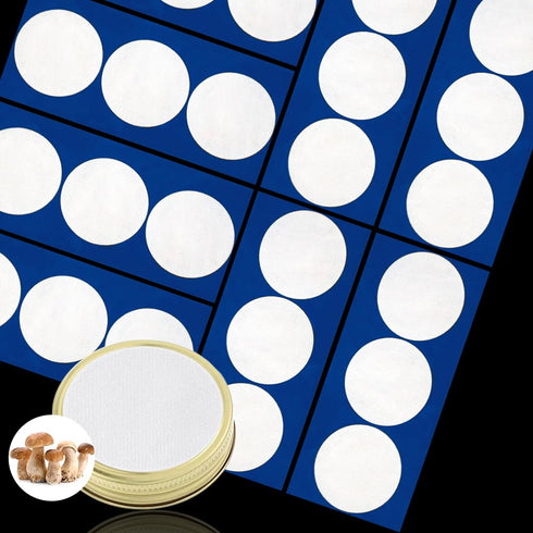 Synthetic Filter Paper Stickers, 58 mm PTFE Filter Disc, 0.3 µm Filter Paper for Mushroom Cultivation