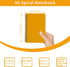 YiHenTiezz Spiral Notebook, 4Pack Pocket Notebook, 4.2"x 6.1" Small Notepad