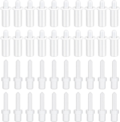 Bruislard 40 Pcs Plantation Shutter Repair Kit 2 Size Shutter Fasteners Spring Loaded