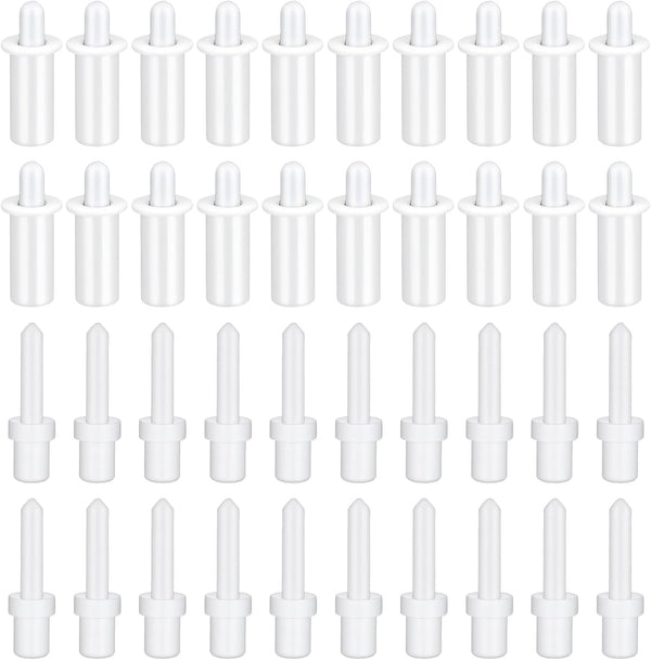 Bruislard 40 Pcs Plantation Shutter Repair Kit 2 Size Shutter Fasteners Spring Loaded