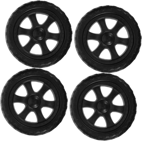 ULTECHNOVO 4pcs Replacement Cart Wheels for Grocery Carts Rolling Utility Trolley Wheels