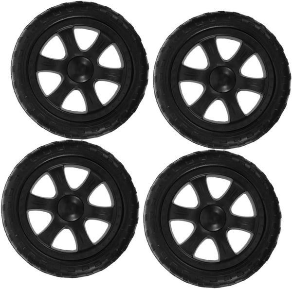 ULTECHNOVO 4pcs Replacement Cart Wheels for Grocery Carts Rolling Utility Trolley Wheels