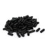 uxcell a16121600ux1380 4mm Inner Dia Rubber Hose End Cap - Screw Thread Protector Cover Black (Pack of 100)