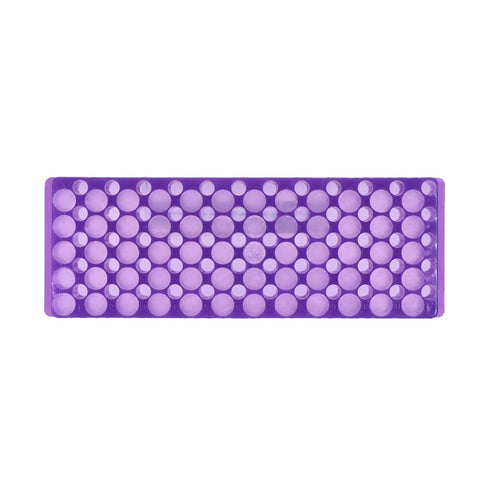 uxcell Double Panel Polypropylene Test Tube Rack, 60 Well for 0.5ml/1.5ml/2ml (Purple, 2Pcs)