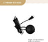 NUOBESTY 11ft Bulbs Ac110 Floor Lamp Foot Switch Replacement Extension Cord Step-on Button Us Standard Plug Controls