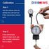 Dixie Ems Deluxe Aneroid Sphygmomanometer Blood Pressure Set with Adult Cuff, Carrying Case and Calibration Tool