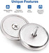 LOVIMAG Neodymium Cup Magnets - Rare Earth Magnets with 100 LBS Holding Force, Dia 1.26 inch, Pack of 8