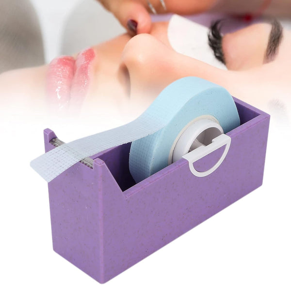 Portable Eyelash Extension Tape Dispenser, Handheld Desktop Tape Cutter for Home Beauty Salon