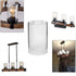 MISUOVERRE 2 pack, 1-5/8-inch 3.5, 5.5 Seeded Glass Shade, Bubble Seeded Glass Lamp Shade Replacement for Light