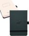 Dingbats* Wildlife A6 Small Reporter Notebook - PU Leather Hardcover, Pocket, Elastic Closure, Pen Holder, Bookmark