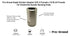 54040 Stainless Steel Angle Grinder Adapter, 5/8-11 Female x 5/16-24 Female for Use with DA Backer Pads