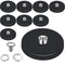 Flutesan 8 Pcs Rubber Coated Magnets 30 Lbs Anti Scratch Mounting Magnets