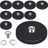 Flutesan 8 Pcs Rubber Coated Magnets 30 Lbs Anti Scratch Mounting Magnets