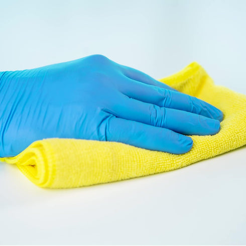 GMG SINCE1988 Disposable Nitrile Gloves, Powder-Free, Latex-Free Safety Gloves for Cleaning & Food Handling (Small, 100