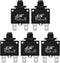 uxcell 5Pcs Thermal Overload Protector AC 125/250V 32VDC 3A Push Button Reset Circuit Breaker