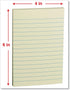 Universal UNV35616 100 Sheet Lined 4 in. x 6 in. Self-Stick Note Pads, Assorted Pastel Colors (5/Pack)
