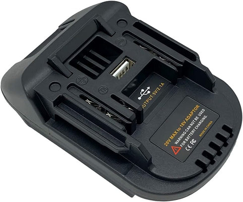 Battery Adapter for Makita 18V Lithium-Ion Tools, Convert Milwaukee M18 or Dewalt 18V to Makita