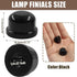 Biaungdo 2 Pack 1/4-27 Inch, Metal Lamp Finial Cap Knob, Lamp Shade Screw Cap Top Lamps Decoration for Lamps Shade