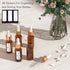PrettyCare 15 ml Eye Dropper Bottle, 24 Pack Amber Glass Bottles with Golden Caps, Pipettes, Labels, Funnels.