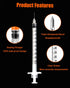 1ml 30G 5/16" 8mm U-100 20 Pack Syringe, Lab Supplies, Individually Wrapped
