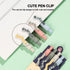 VICO 4PCS Cat Gel Pens, Fine Point 0.5mm Quick Dry Black Ink Pens for Cat Lovers, Perfect for School Office