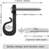 30 SELEWARE Q Hanger Hooks for Outdoor String Lights, Christmas Light Hooks with Screw, Indoor Outdoor Light Hooks