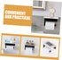 PRETYZOOM Stainless Steel Toilet Paper Holder Marble Finish Wall-Mounted Kitchen Towel Bar Napkin Hanger Versatile