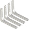 SAYAYO Heavy Duty Floating Shelf Brackets 8 Inch x 6 Inch, Stainless