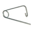 8PCS Quick Lock Brooch Safety Pin, Steel Brooch Shape Spring Pin Fastener for Farm Lawn Garden Hook (2.56 in x 0.12 in)