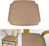 TREND360 3/4" CH24 1pc) High Density Easy Care Premium Faux Leather Seat Pad for Wishbone Y Style Chairs (Brown