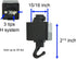 H870-BK H System Track Adapter with Hook (Black)