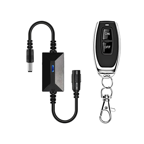 5V 433MHz 5.5mm 2.1mm DC Wireless Remote Control Switch Wireless Radio Frequency Switch x Plug Male Female LED Strip