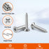#4 x 3/4" Flat Head Sheet Metal Screws, Self Tapping, Stainless Steel 18-8 (304), 200 PCS
