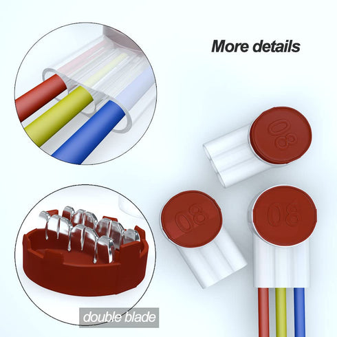 UR2 IDC Butt Connector Self-Stripping, Insulated and Moisture-Resistant for 2- or 3-Wire Connections