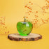 H&D Glaze Crystal Apple Paperweight Craft Decoration, Green
