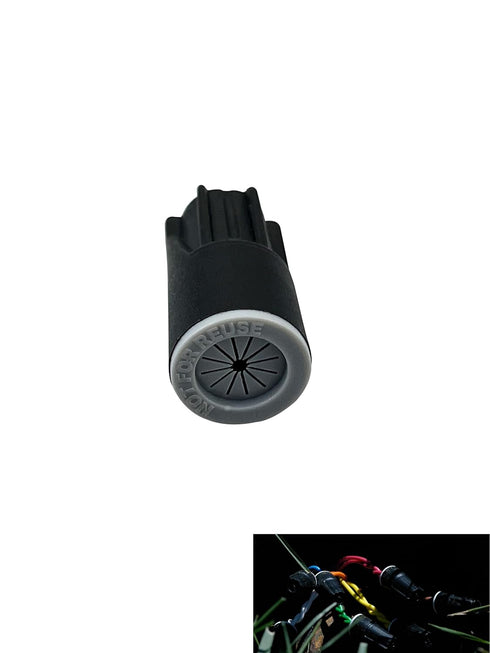 LinJianTing 25 #8 #22 Piece Waterproof Wire Connector, Outdoor Wire Cap Nut for to AWG Wire, Landscape Wire Connector