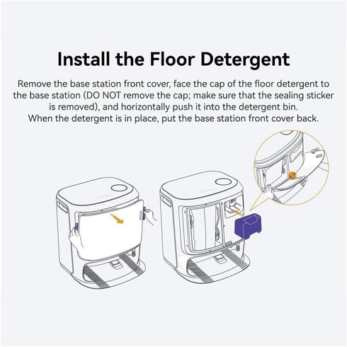 ddjjjpkv 580mL, Z10, Detergent(580ml*1) Vacuum cleaner Vacuum Cleaner Floor Cleaning Solution Compatible For Narwal