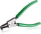 SK 7-Inch Snap Ring Pliers - External Circlip Pliers with 90-Degree Bent Jaw, Tip Diameter 5/64'', Premium CR-V Steel