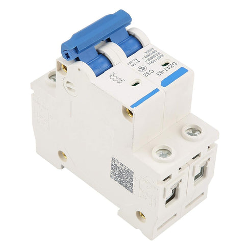 DZ47-63 RCCB Double Pole Circuit Breaker 32A 220/380V for Home Decoration, Engineering Construction, Network